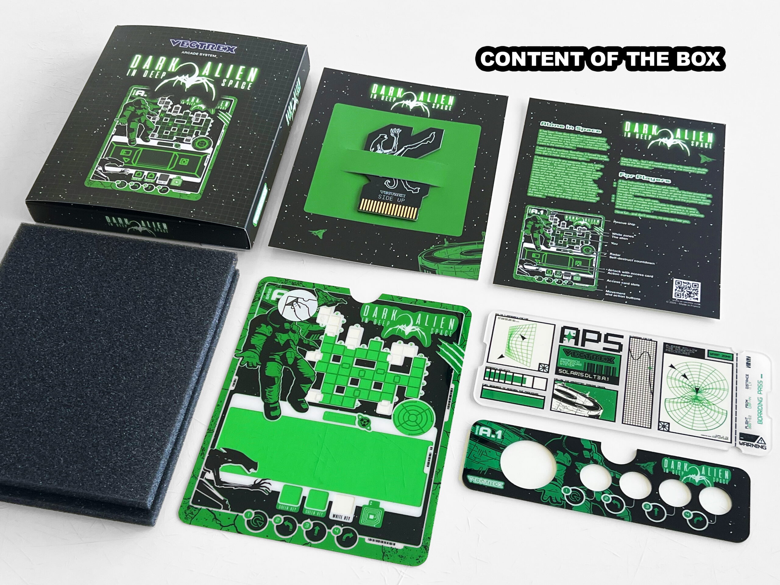 Full Pack Dark Alien in Deep Space: Solaris & Teria Vectrex Games + Collector Pins - Image 5