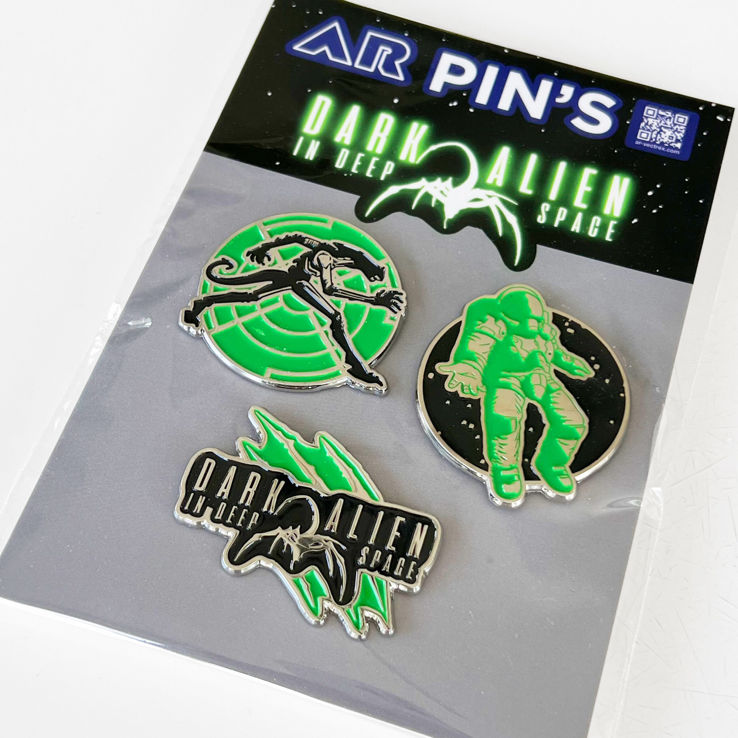 Full Pack Dark Alien in Deep Space: Solaris & Teria Vectrex Games + Collector Pins - Image 7