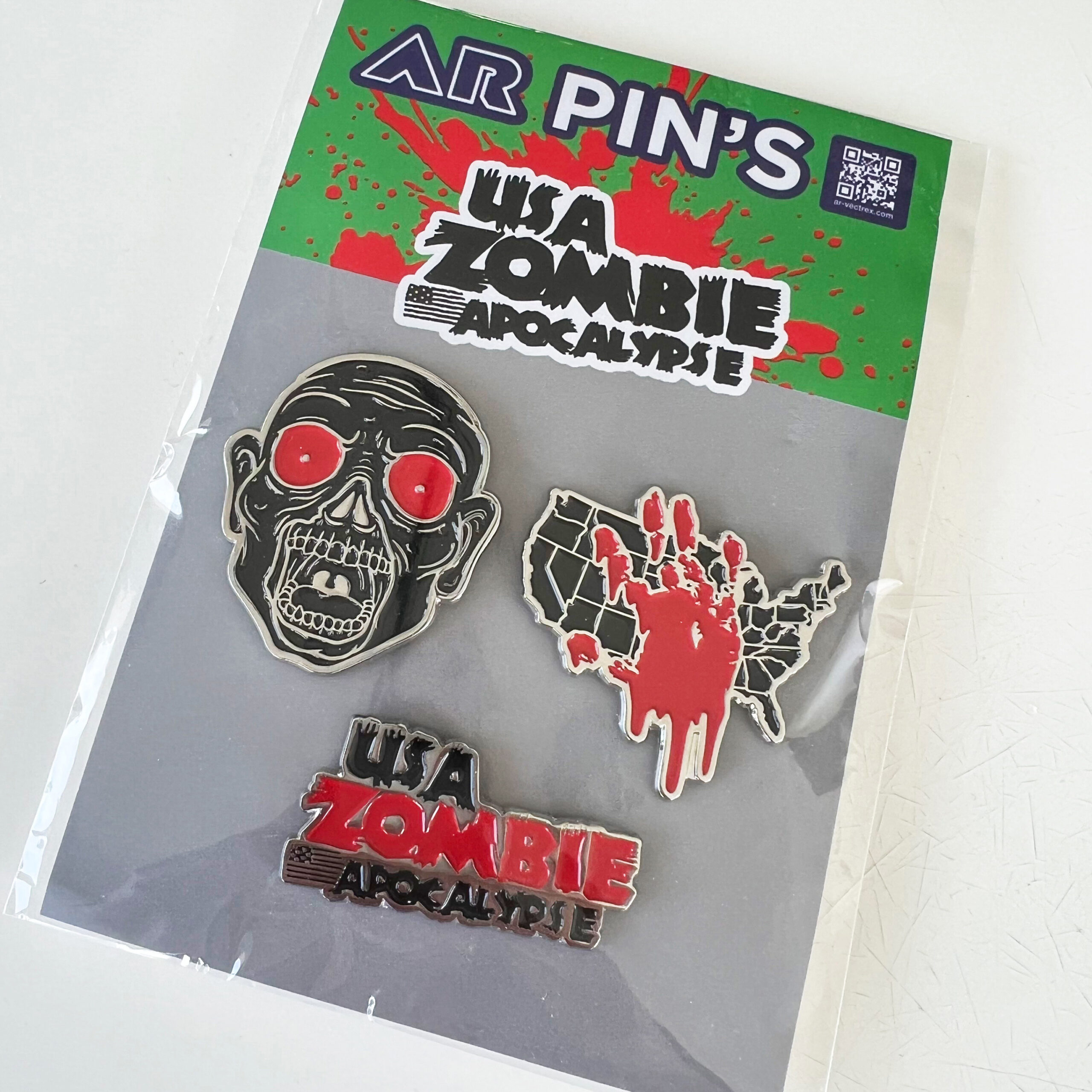 Ultimate Vectrex Games + Collector Pins Pack - USA ZOMBIE Apocalypse Red & Black - JAPAN ZOMBIE Apocalypse - Dark Alien in Deep Space Solaris & Teria versions - Image 13