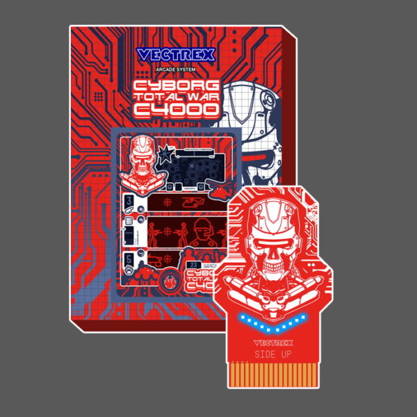 Cyborg  Total War C4000 – Machines Edition | Homebrew Game for Vectrex