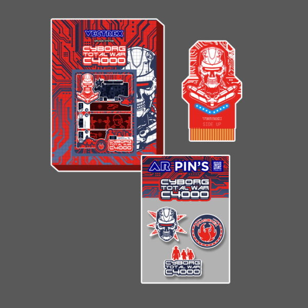 Pack Cyborg  Total War C4000 – Machines Edition + Collector Pins | Vectrex Bundle